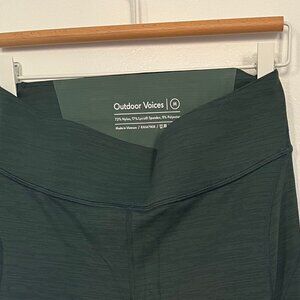 Outdoor Voice Green Leggings (size M)